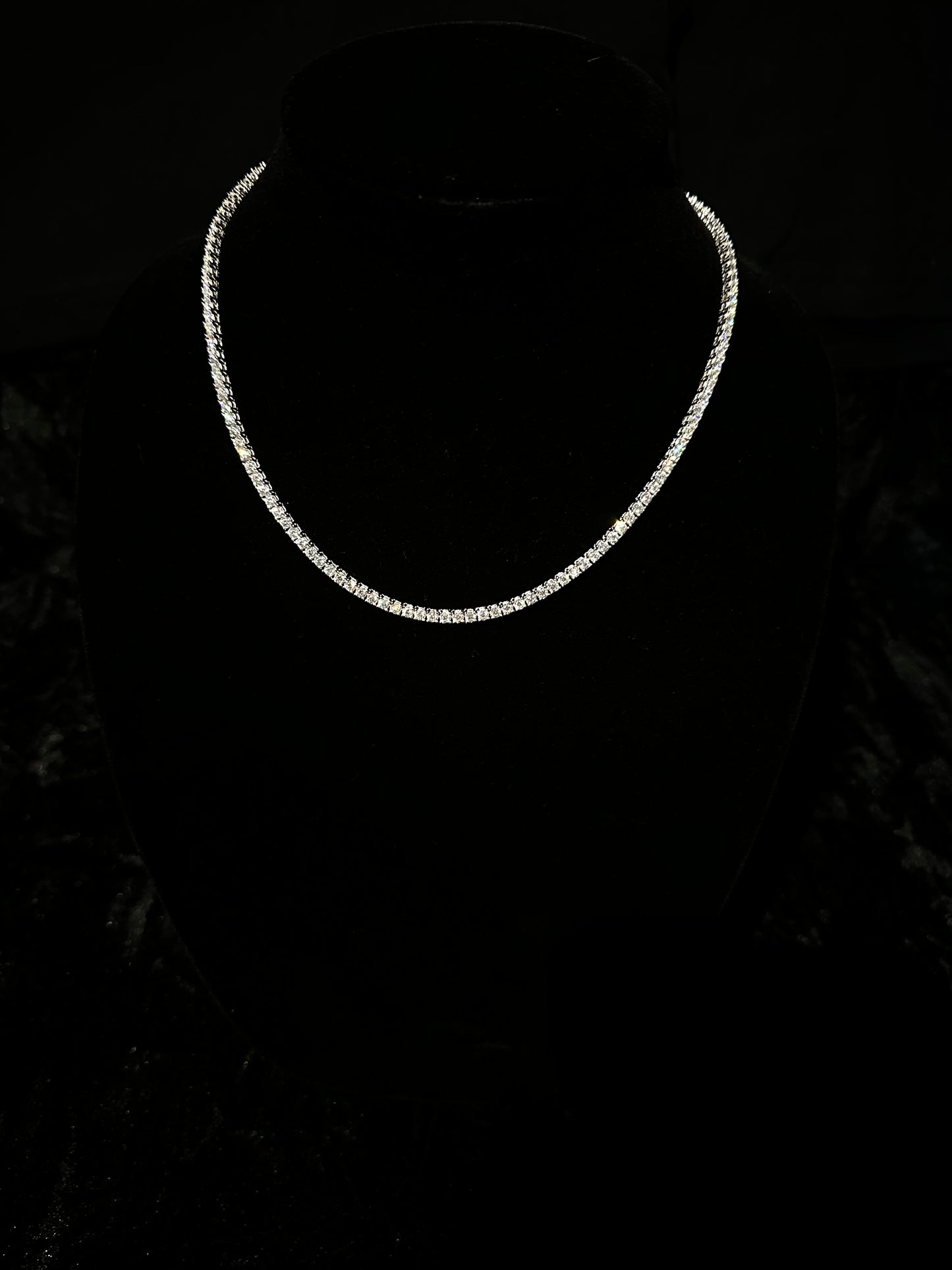 3mm Moissanite Tennis Chain
