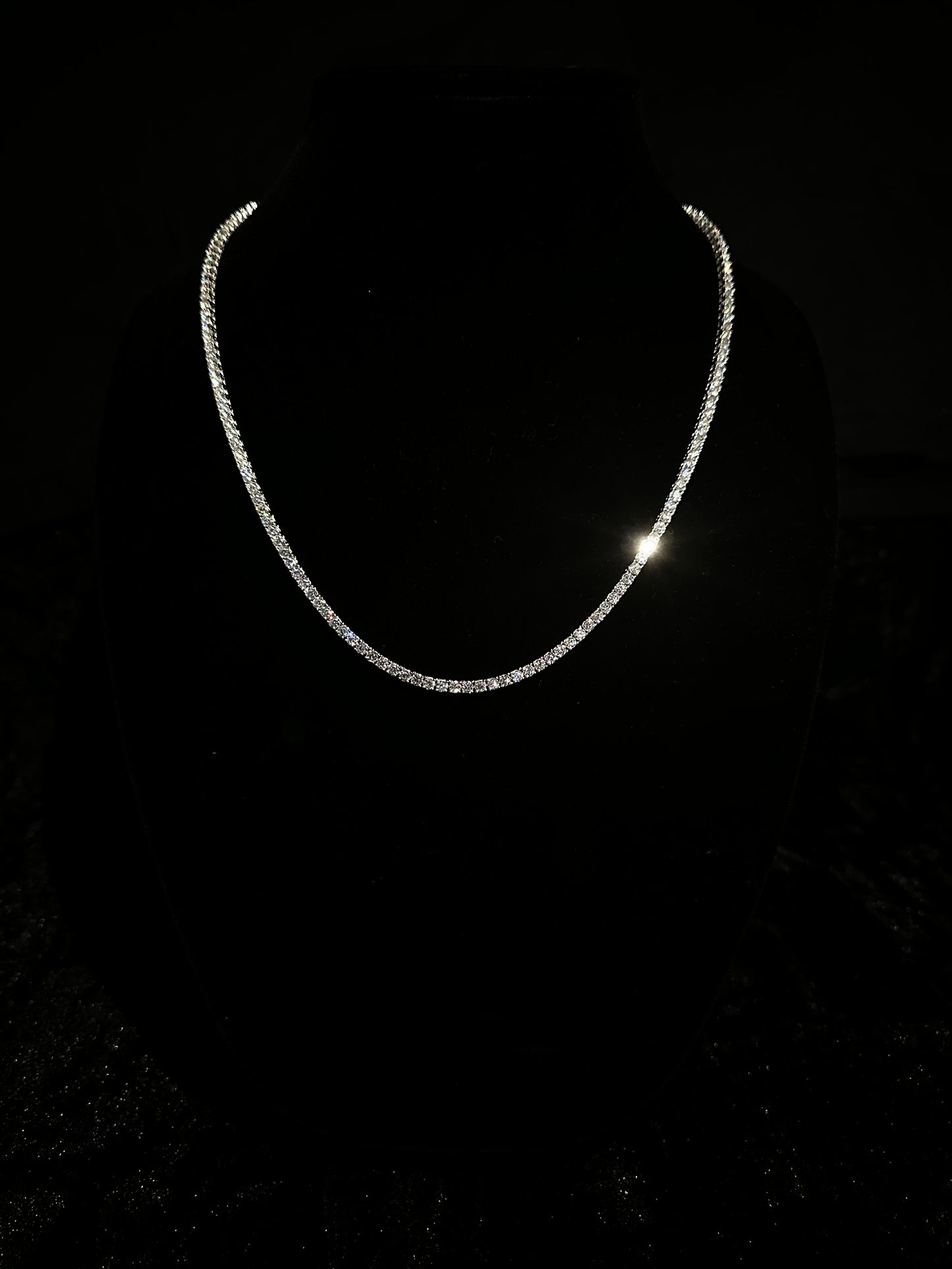 3mm Moissanite Tennis Chain